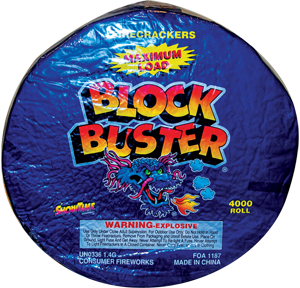 4/4000 Blockbuster Firecrackers