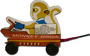 Monkey Drives Car