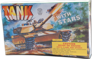 Toy Tank With Stars