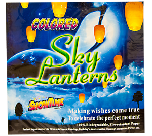 Colored Sky Lantern